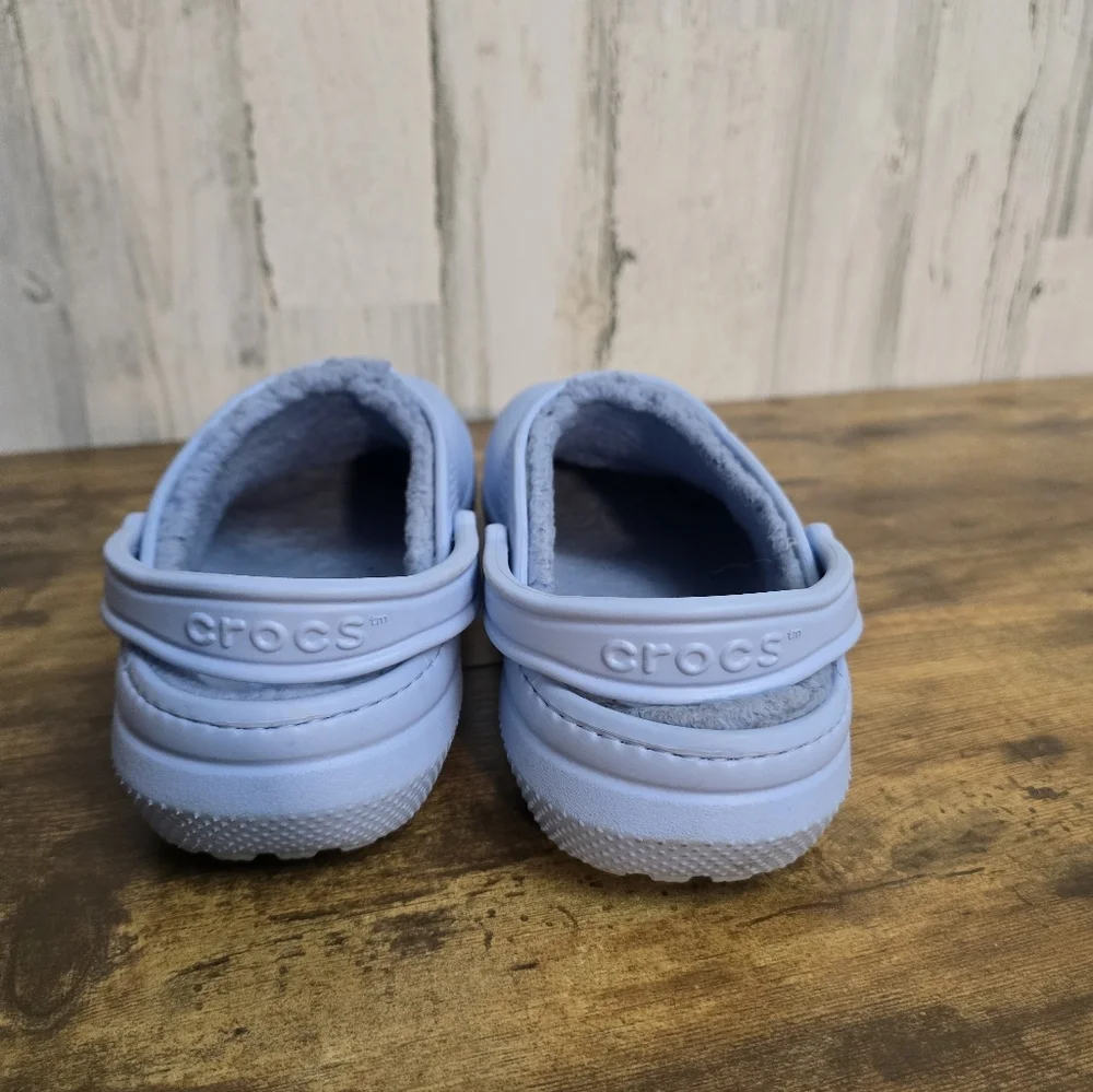CROCS Sky Blue Slide Slippers Mens Size 9 Womens Size 11